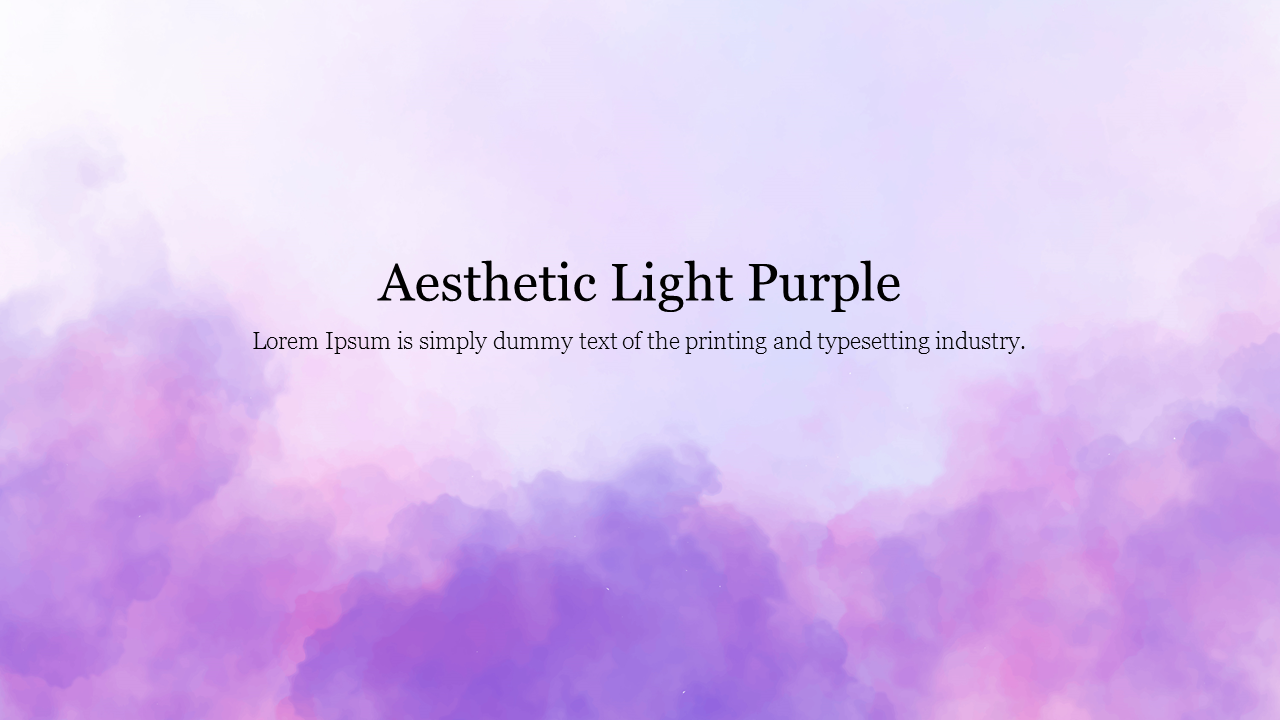 Aesthetic Light Purple